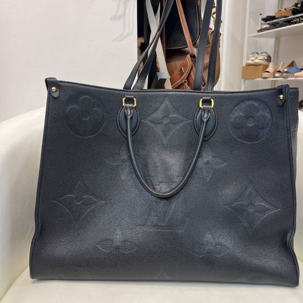 Louis Vuitton On The Go HANDBAGS black