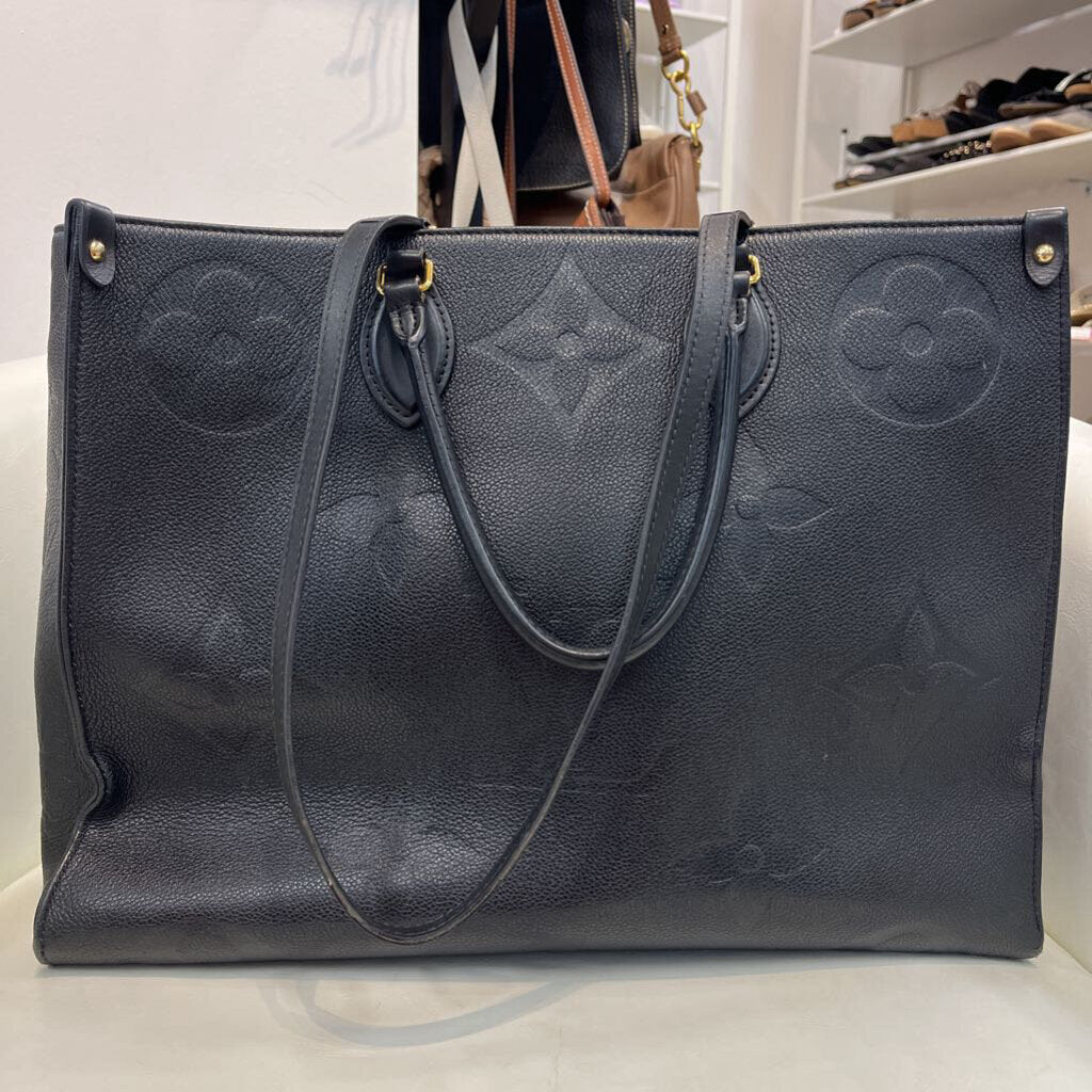 Louis Vuitton On The Go HANDBAGS black