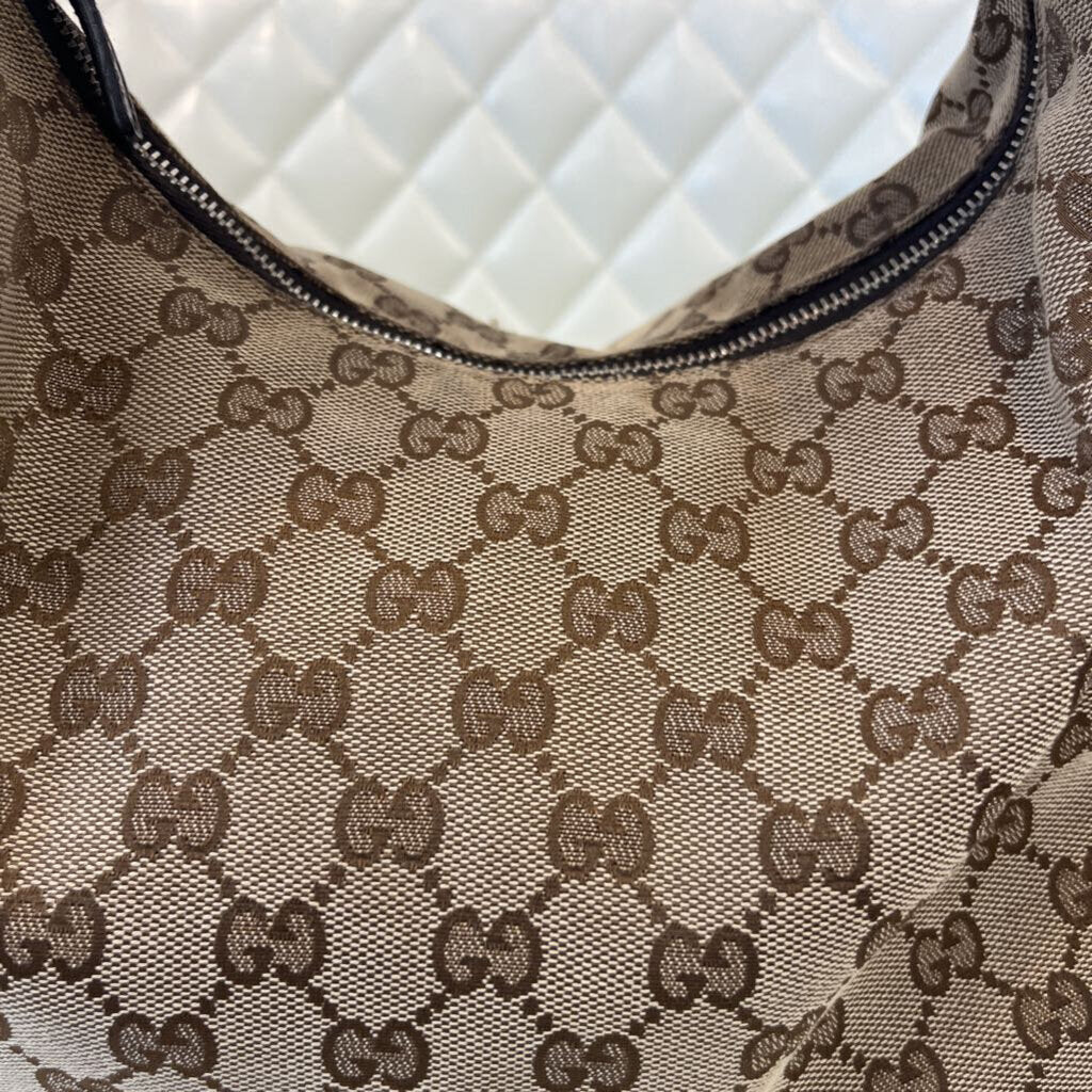 Gucci Horsebit Signature HANDBAGS medium brown