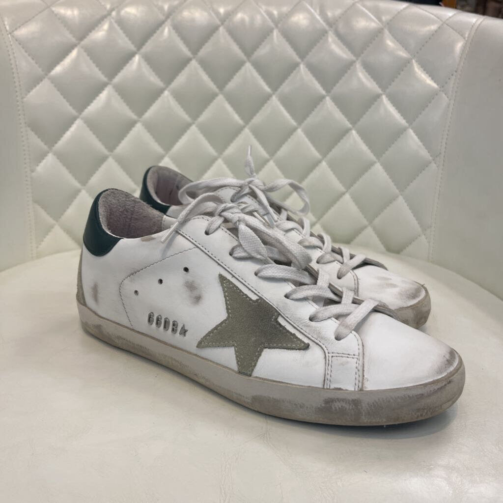 Golden Goose SHOES 38 white/green