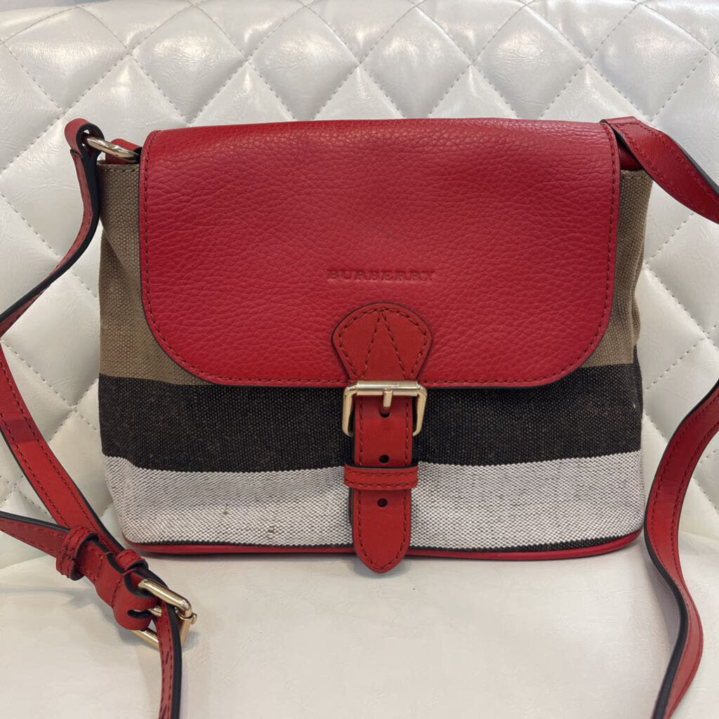 Burberry HANDBAGS red