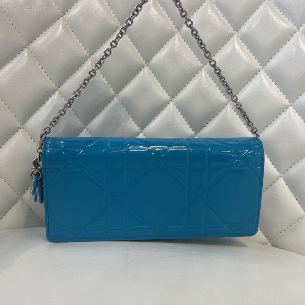 Dior Wallet On A Chain HANDBAGS blue