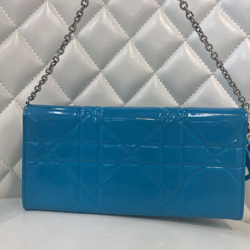 Dior Wallet On A Chain HANDBAGS blue