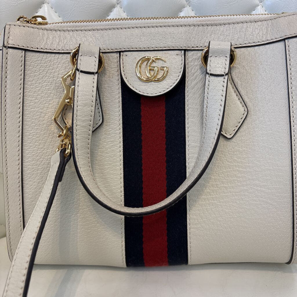 Gucci Ophedia Tote HANDBAGS Small white