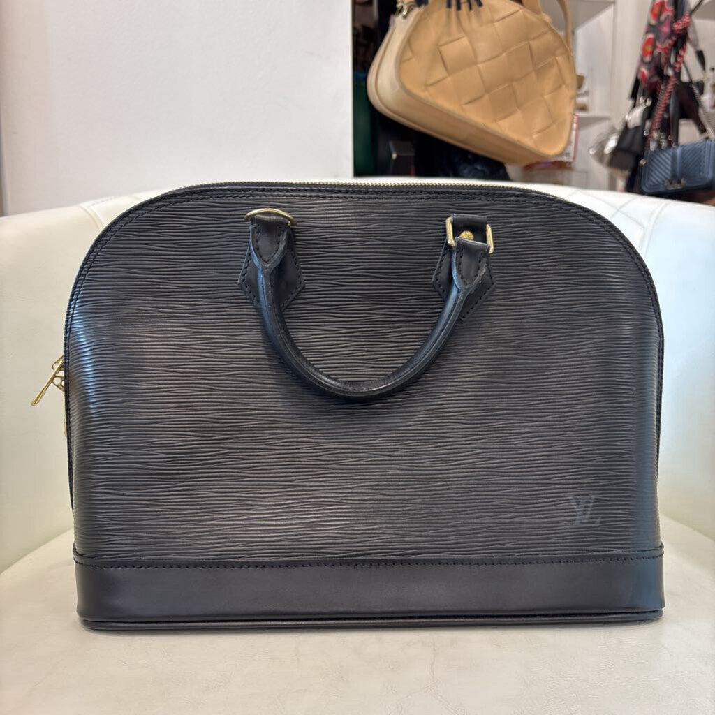 Louis Vuitton Alma HANDBAGS PM Black Epi