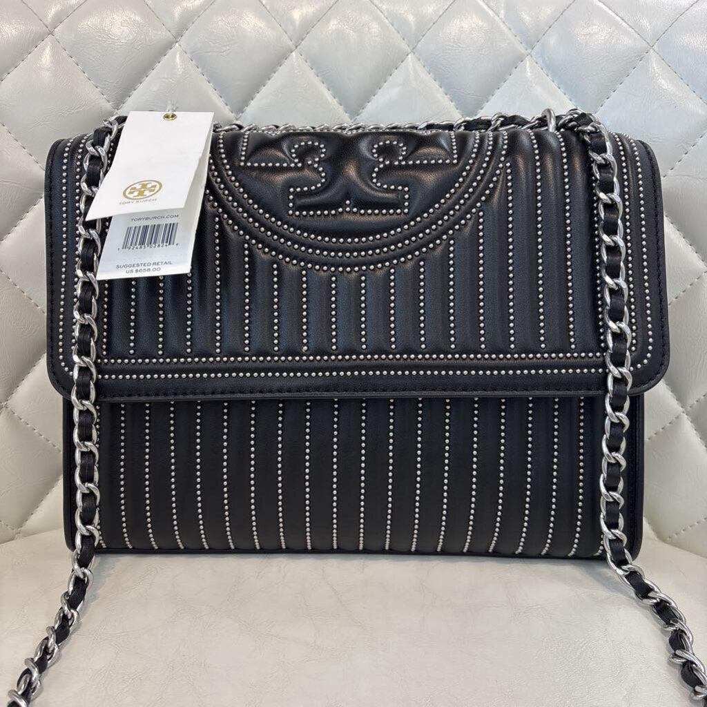 tory burch HANDBAGS black
