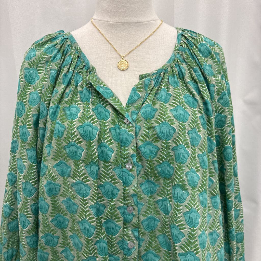 india collection CLOTHING L blue