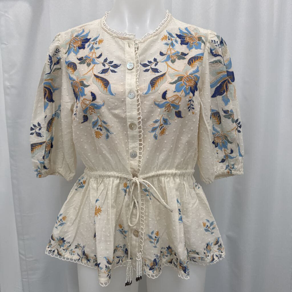 Farm Rio R CLOTHING small cream