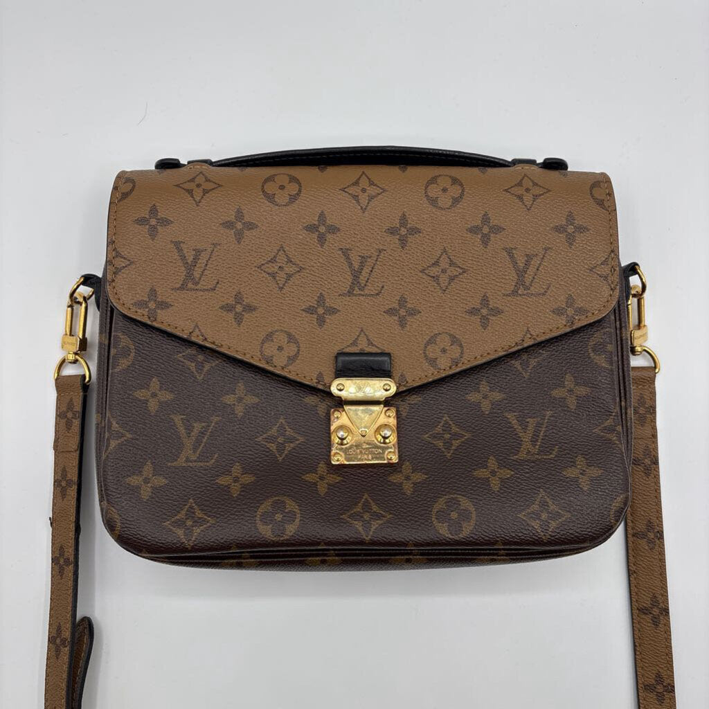 Louis Vuitton Metis HANDBAGS MM brown mono