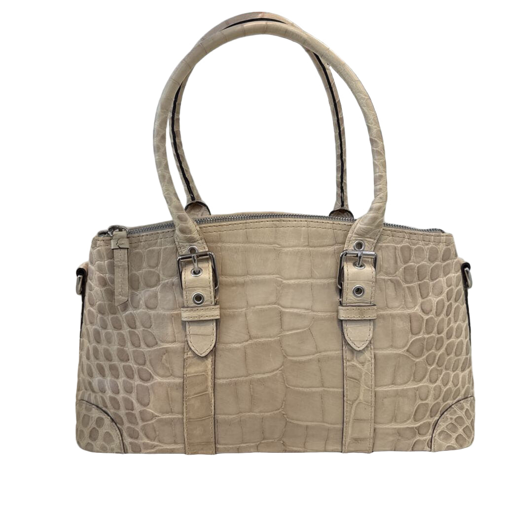 Dooney & Bourke HANDBAGS cream snakeskin