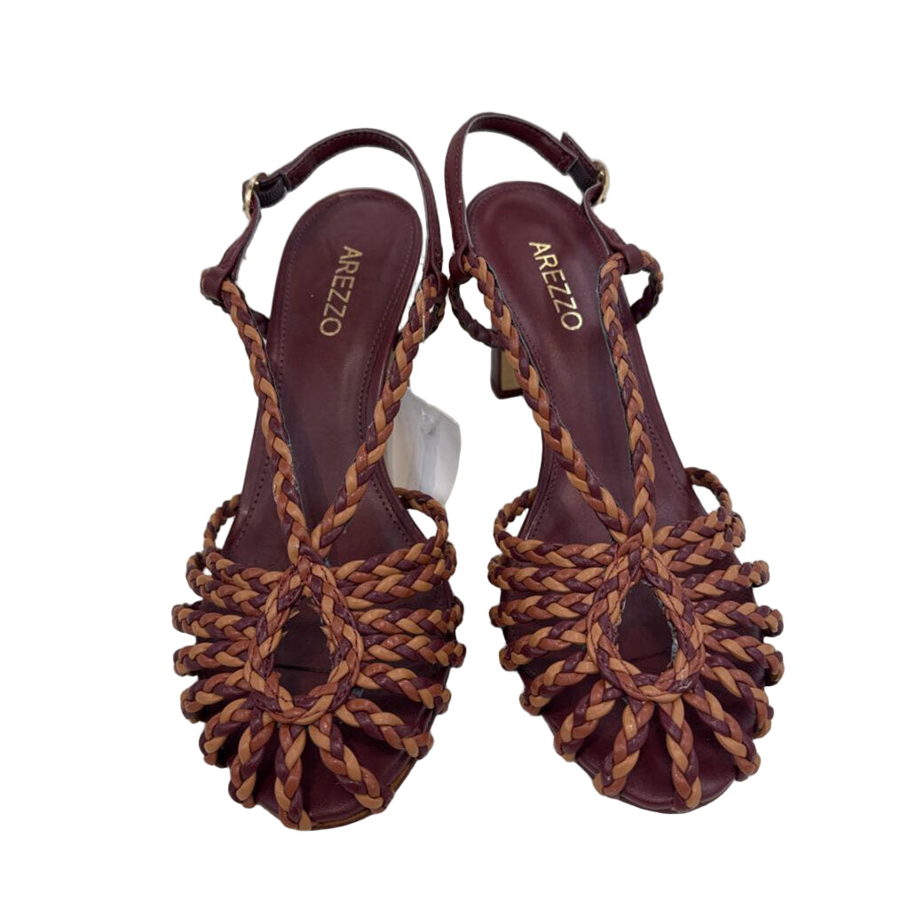 arezzo SHOES 38 burgundy