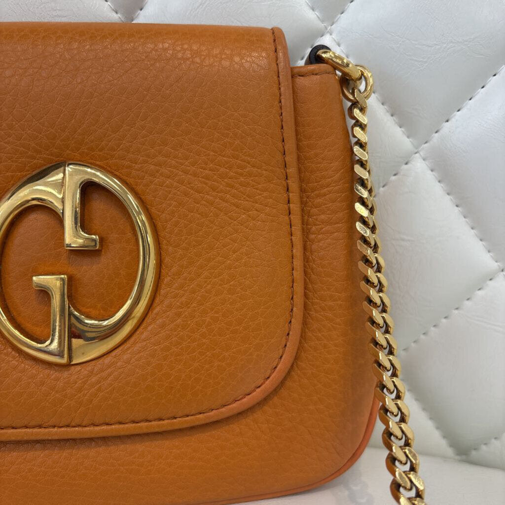 Gucci 1973 Crossbody HANDBAG CHAIN orange