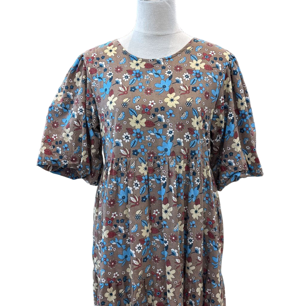 grace holiday CLOTHING medium brown floral