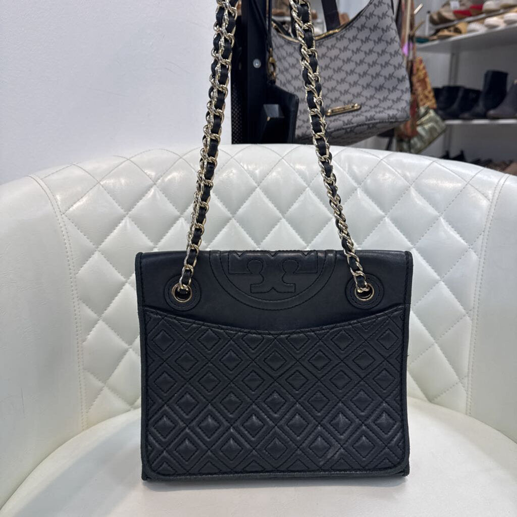 tory burch HANDBAGS black