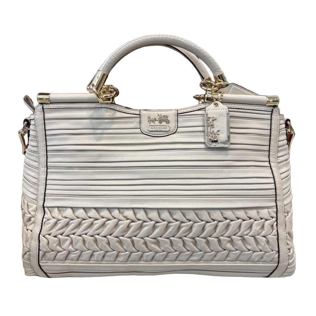Coach Madison Leather HANDBAGS white