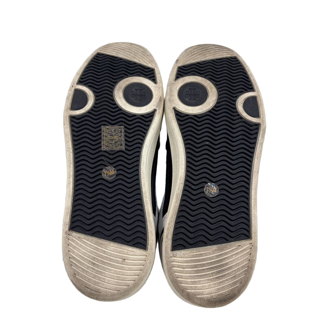 tory burch SHOES 7.5 black/white