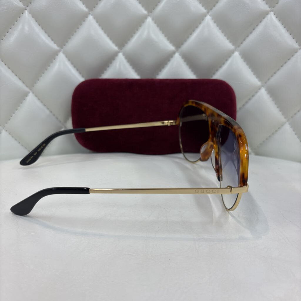 gucci SUNGLASSES OS tortise
