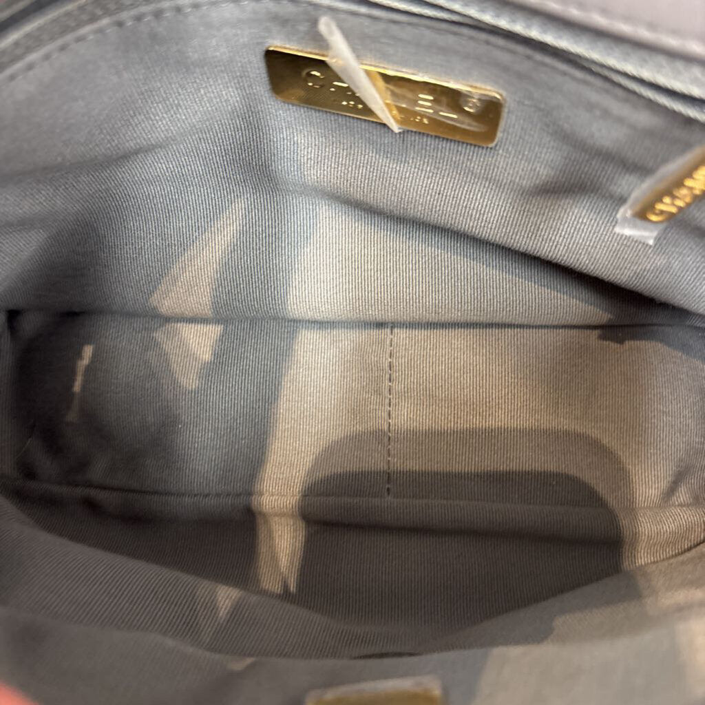 Chanel HANDBAGS grey lambskin