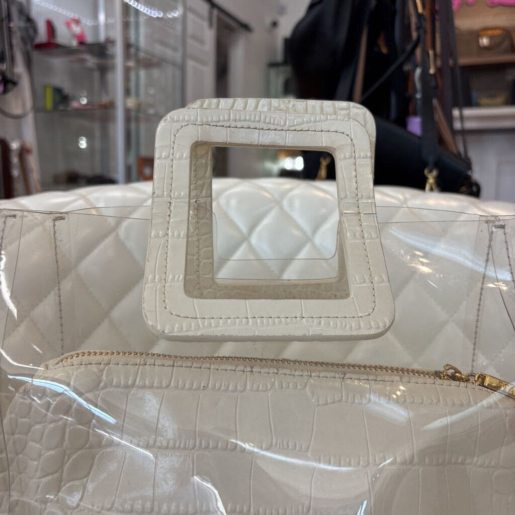 staud HANDBAGS white