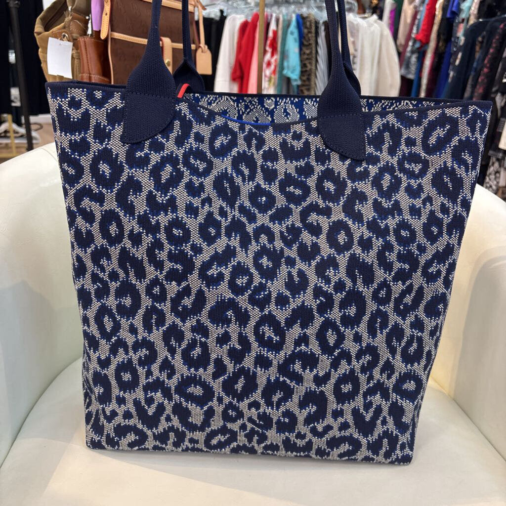 Rothys HANDBAGS blue cheetah