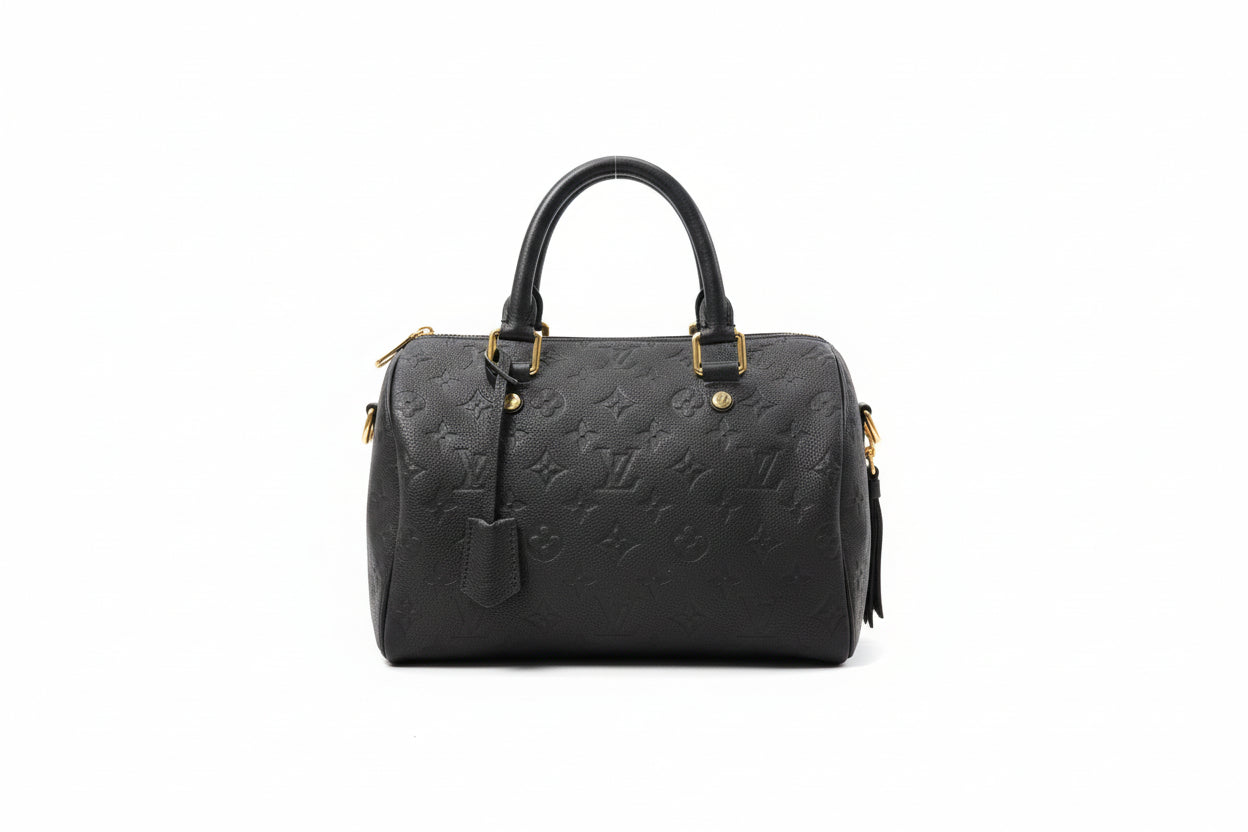 Louis Vuitton Speedy HANDBAGS Black