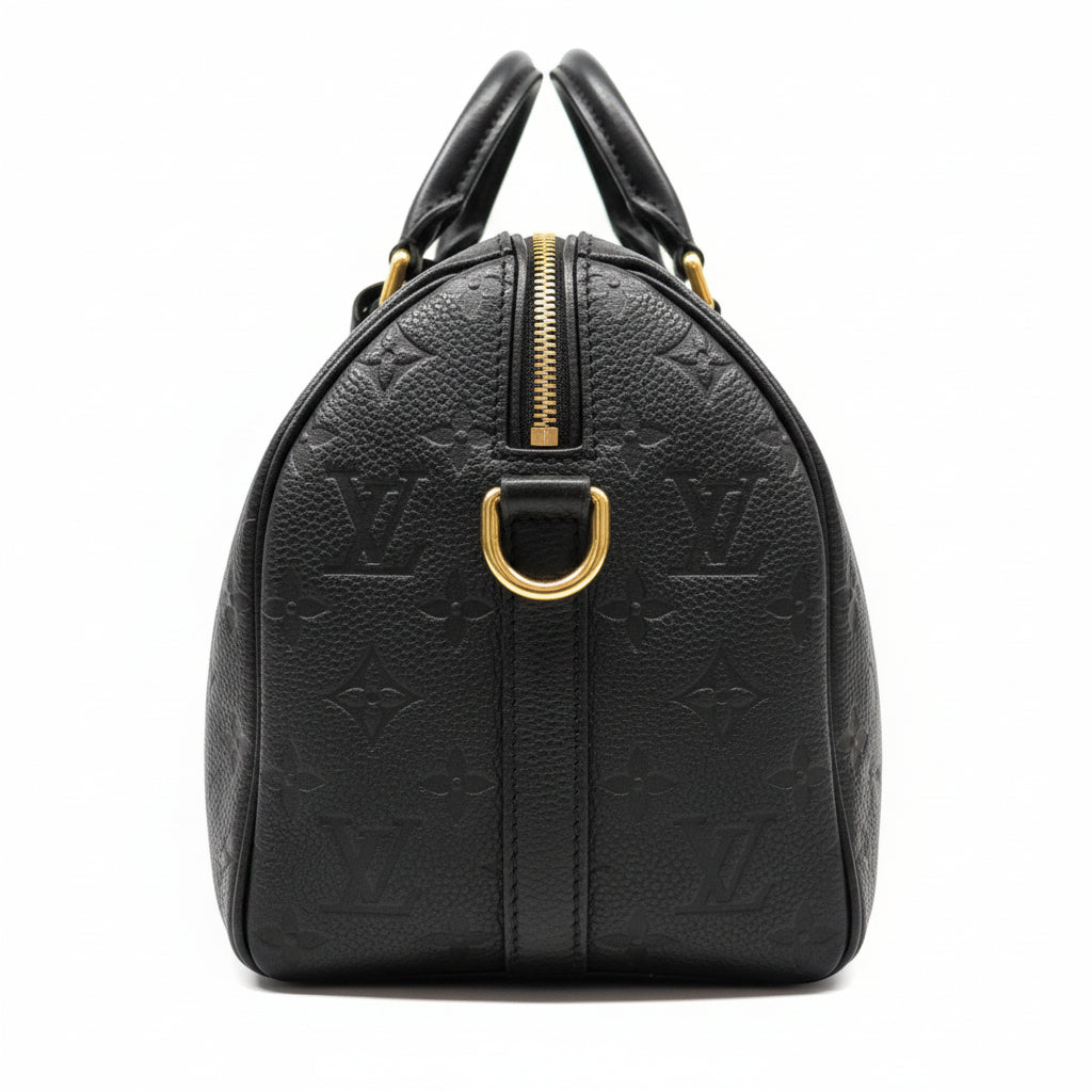 Louis Vuitton Speedy HANDBAGS Black