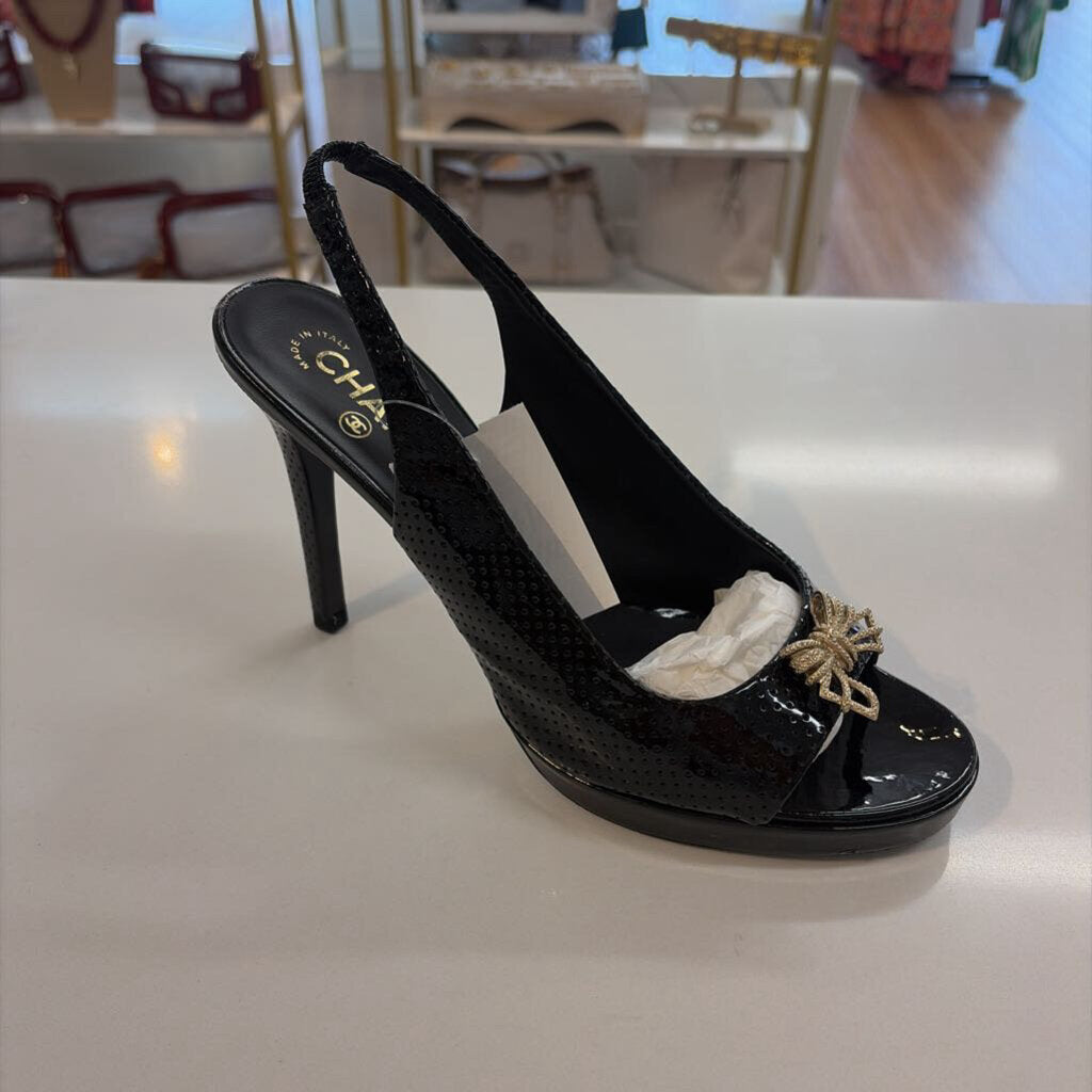 Chanel SHOES 40 black