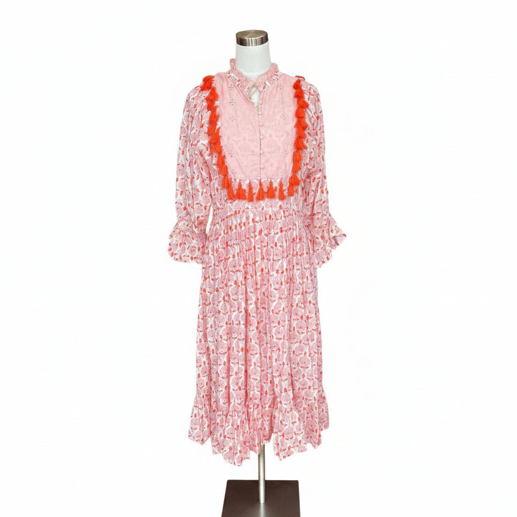 elizabeth wilson CLOTHING large orange and pink