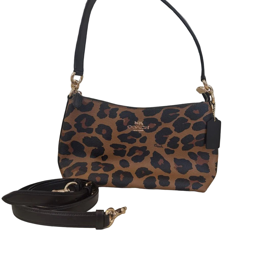 Coach HANDBAGS crossbody strap cheetah