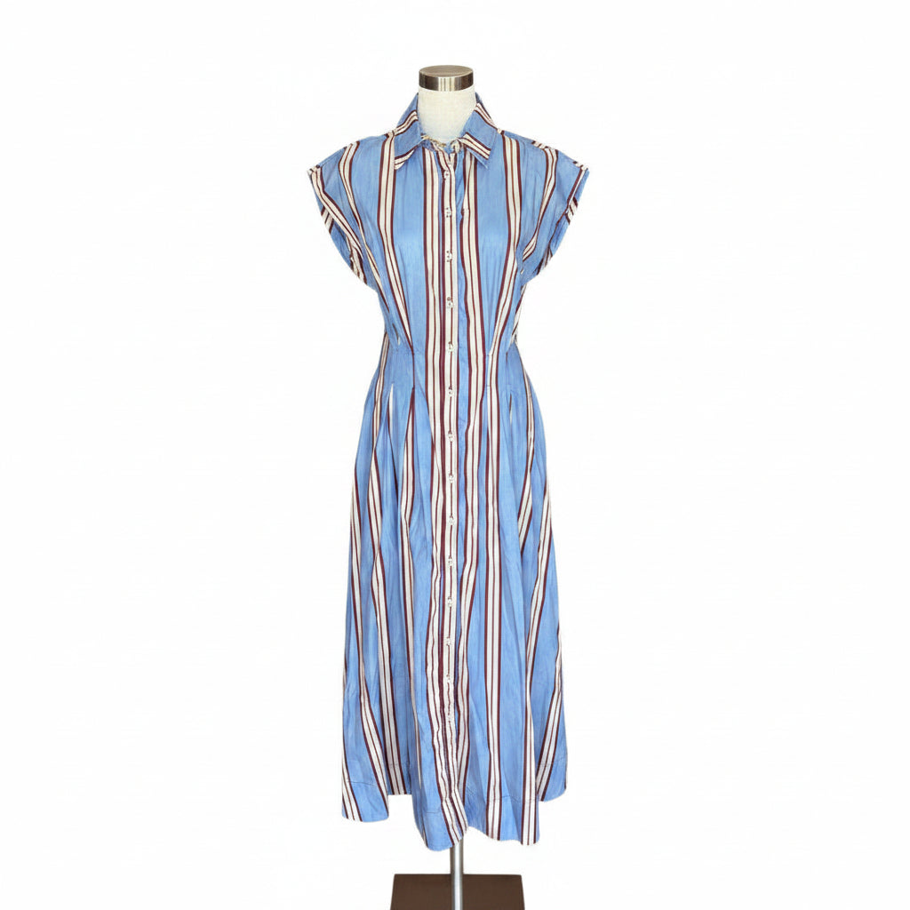 Dress to made in brazil CLOTHING medium Blue and white