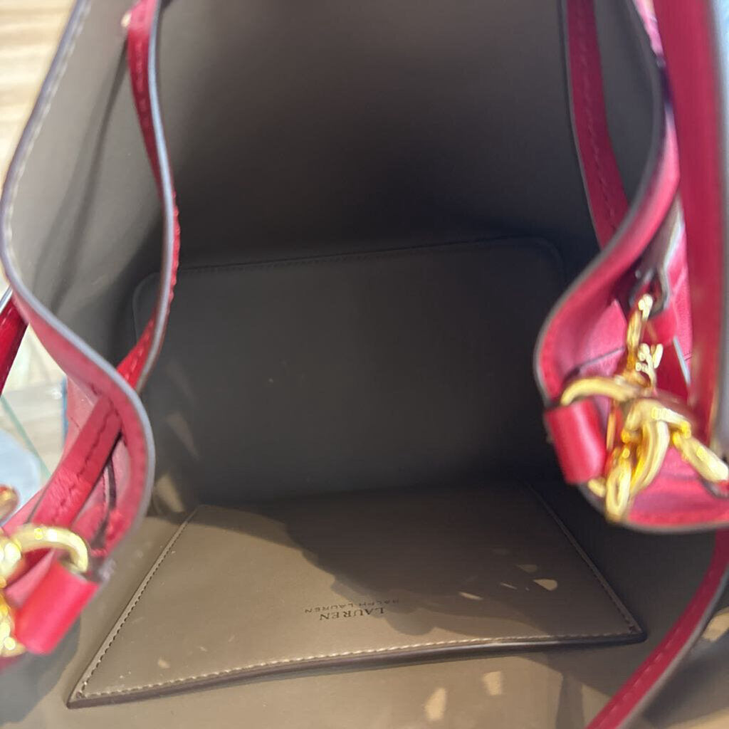 ralph lauren HANDBAGS red