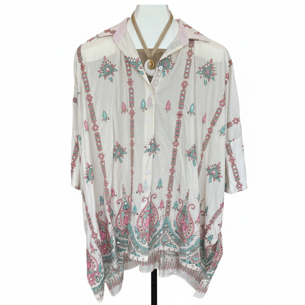 dixie CLOTHING s/m cream/pink
