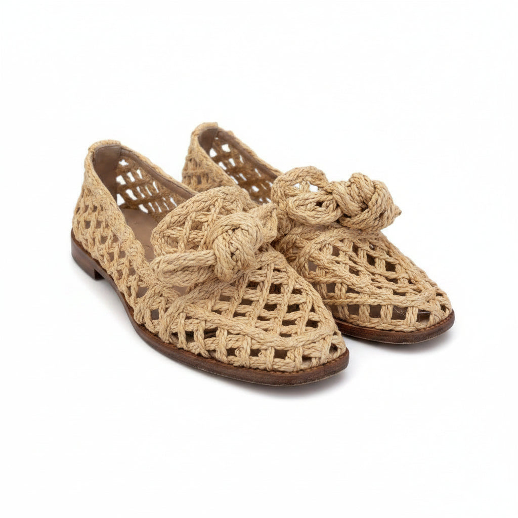 SHOES 37.5 raffia