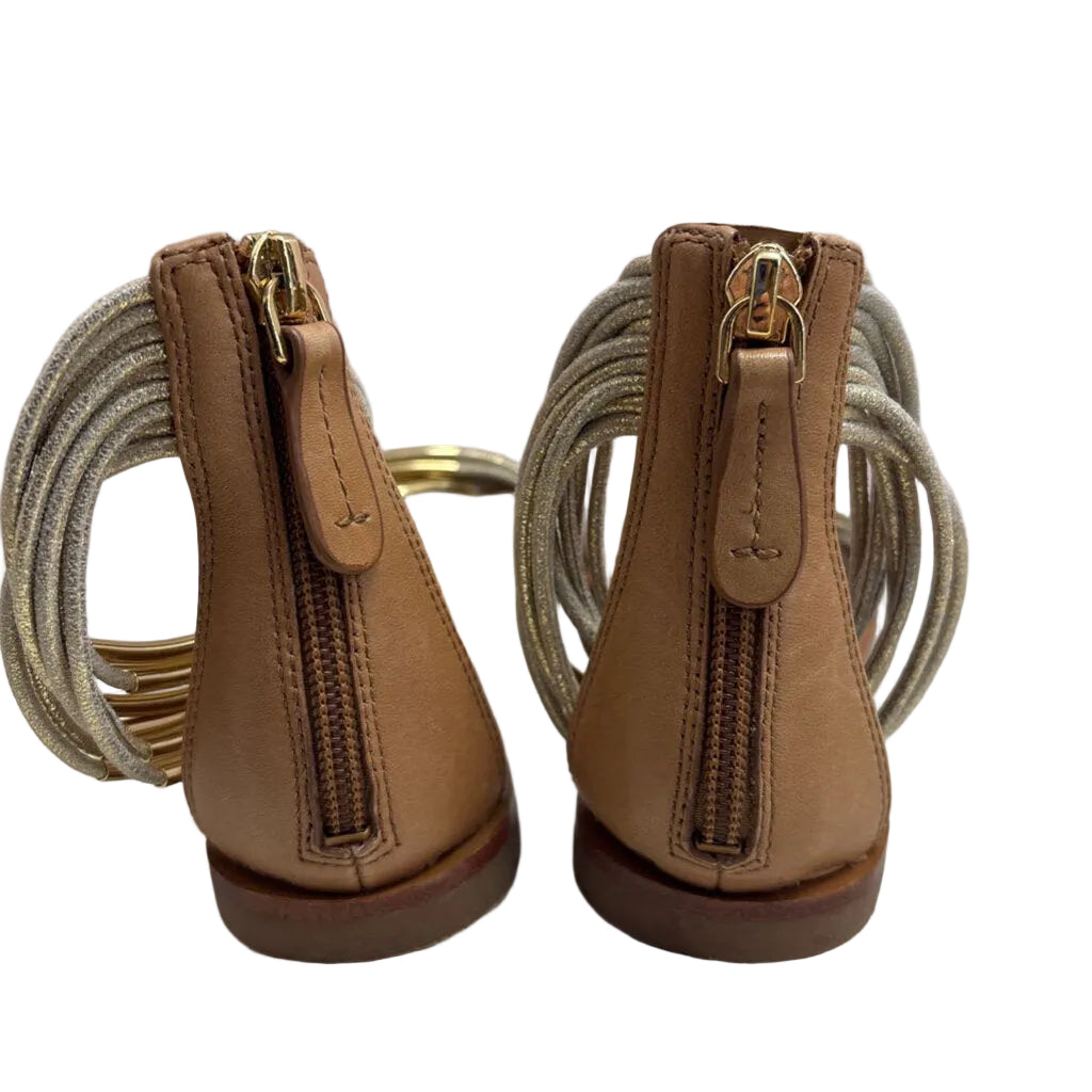tory burch SHOES 6.5 gold