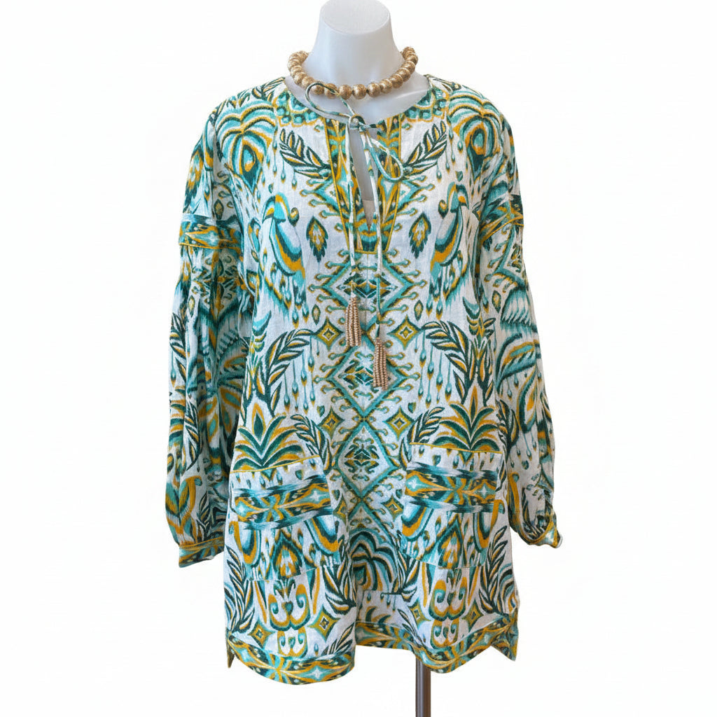Farm Rio CLOTHING L aqua