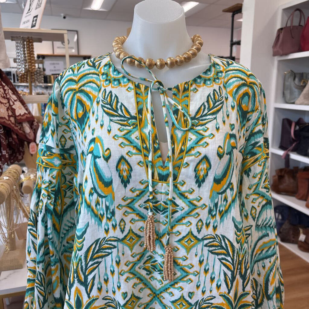 Farm Rio CLOTHING L aqua