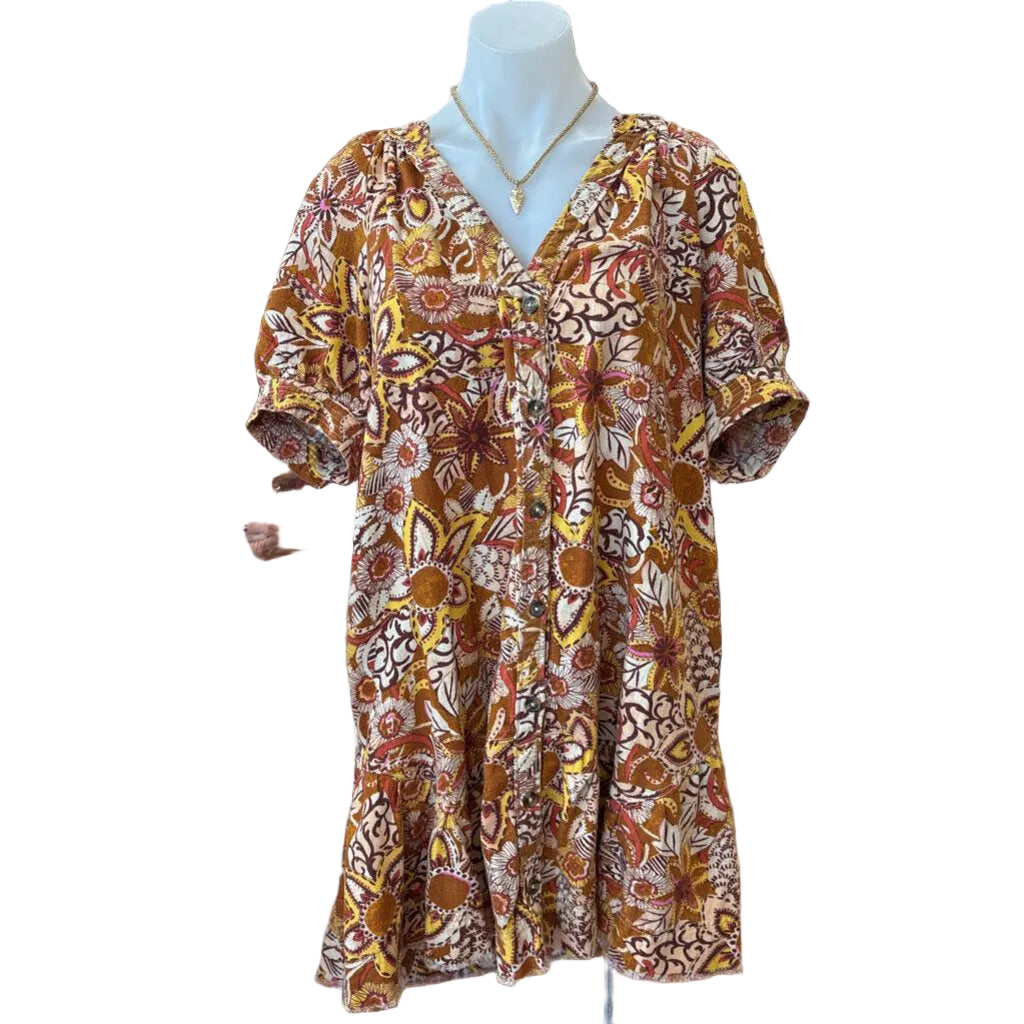 CLOTHING Large Brown and Orange