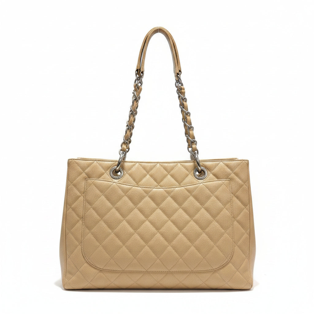 Chanel HANDBAGS Nude Leather