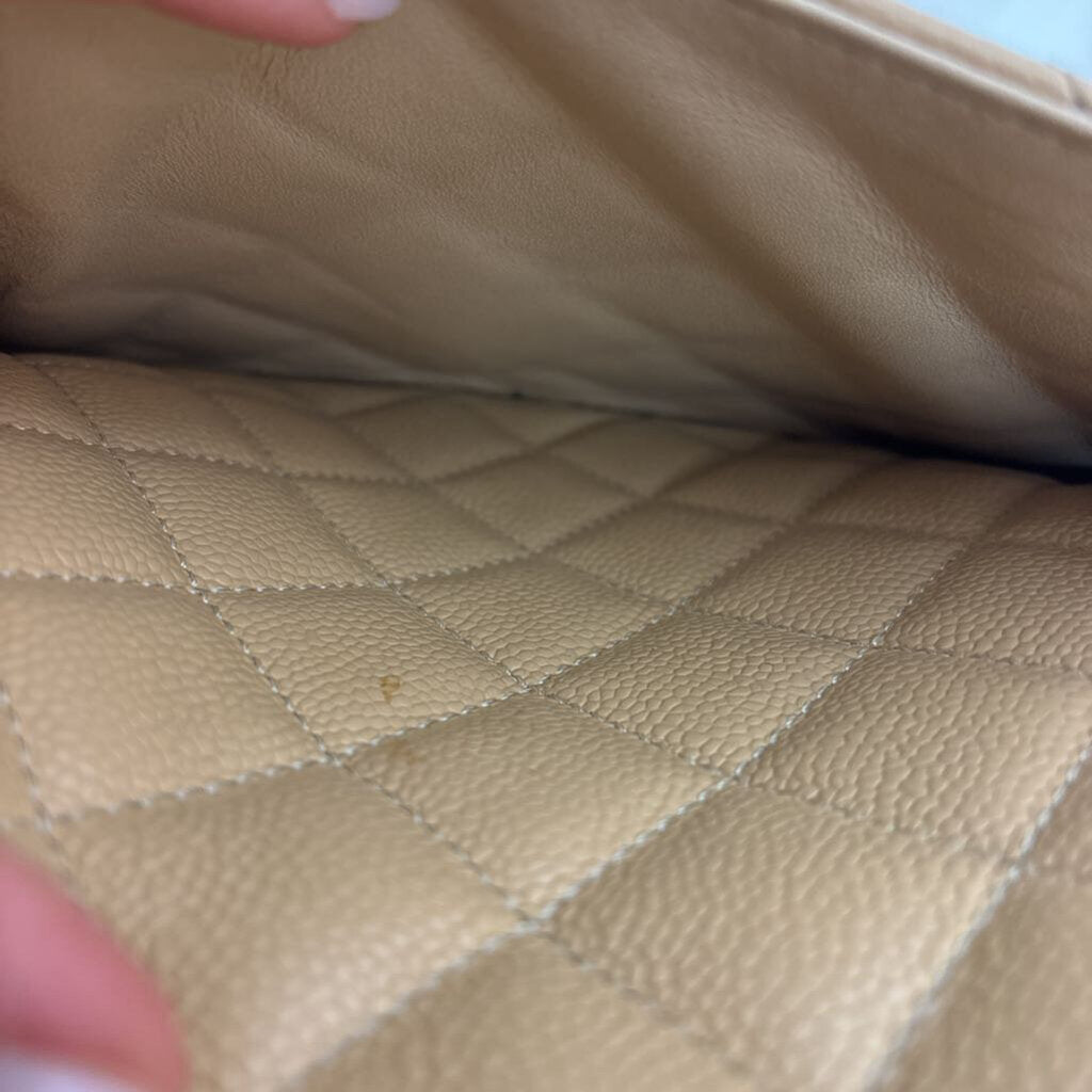 Chanel HANDBAGS Nude Leather