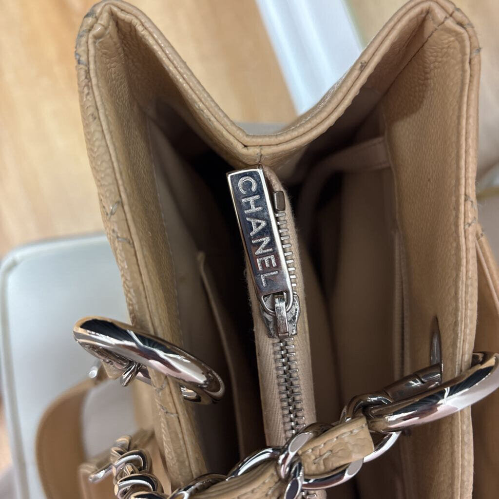Chanel HANDBAGS Nude Leather