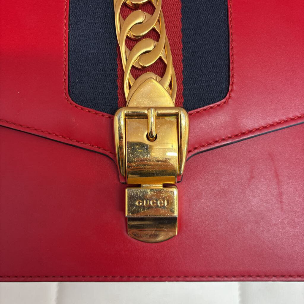 Gucci Sylvie HANDBAGS red