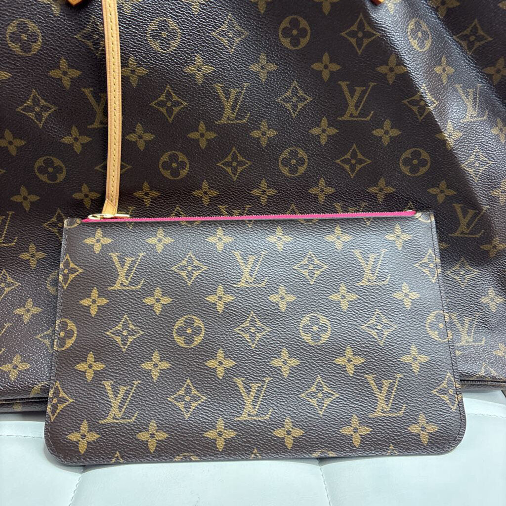 Louis Vuitton Neverfull with Pochette HANDBAGS GM Mono