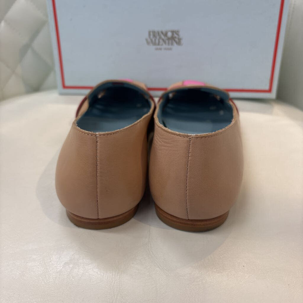 frances valentine SHOES 8 pink/tan