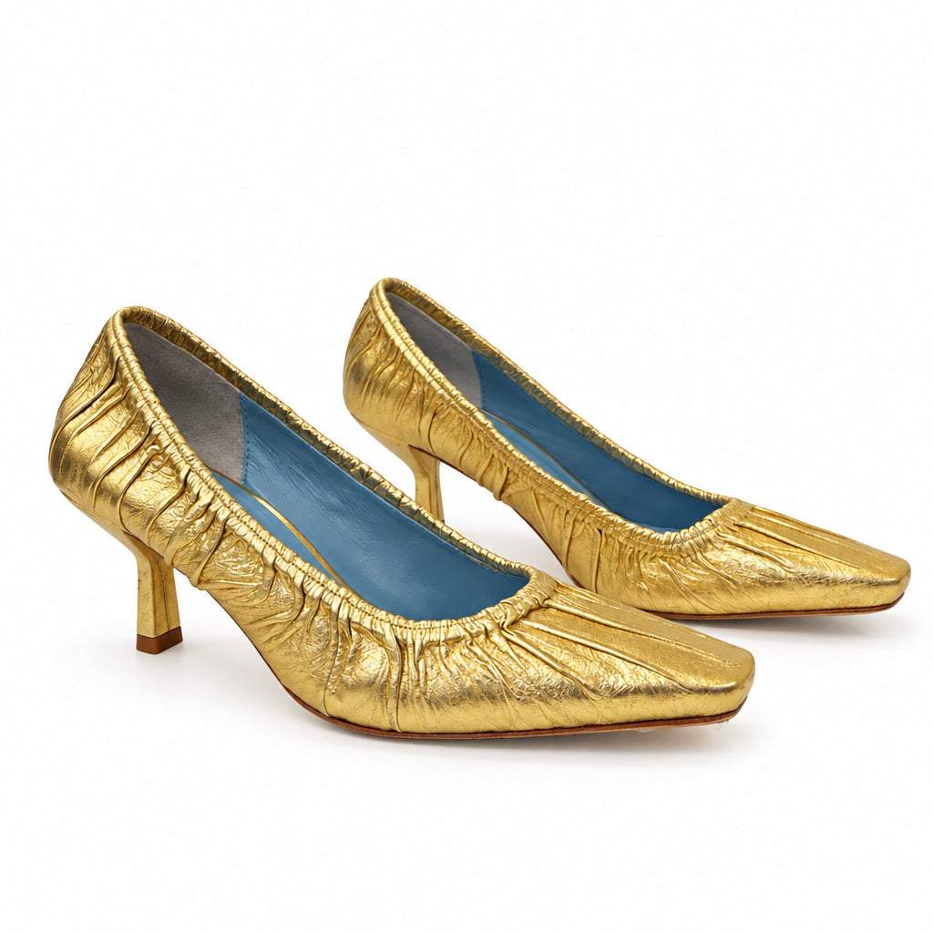 frances valentine SHOES 8.5 gold