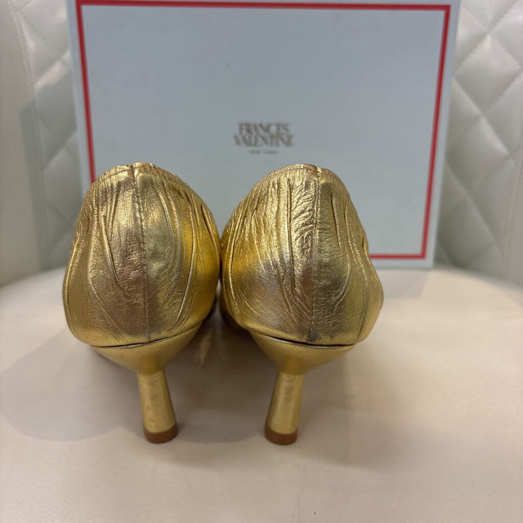 frances valentine SHOES 8.5 gold